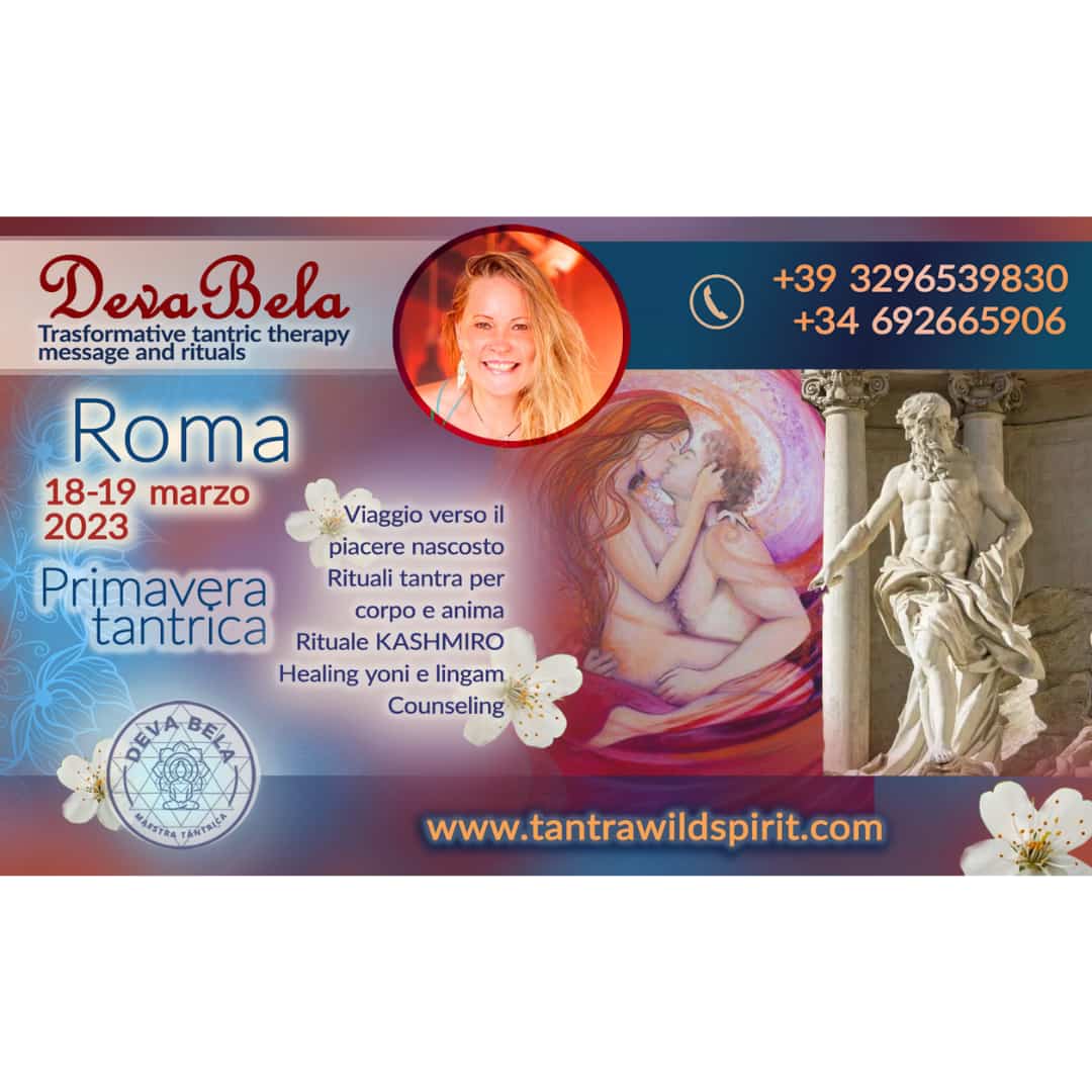 Roma · Eventos · Deva Bela · Maestra Tántrica
