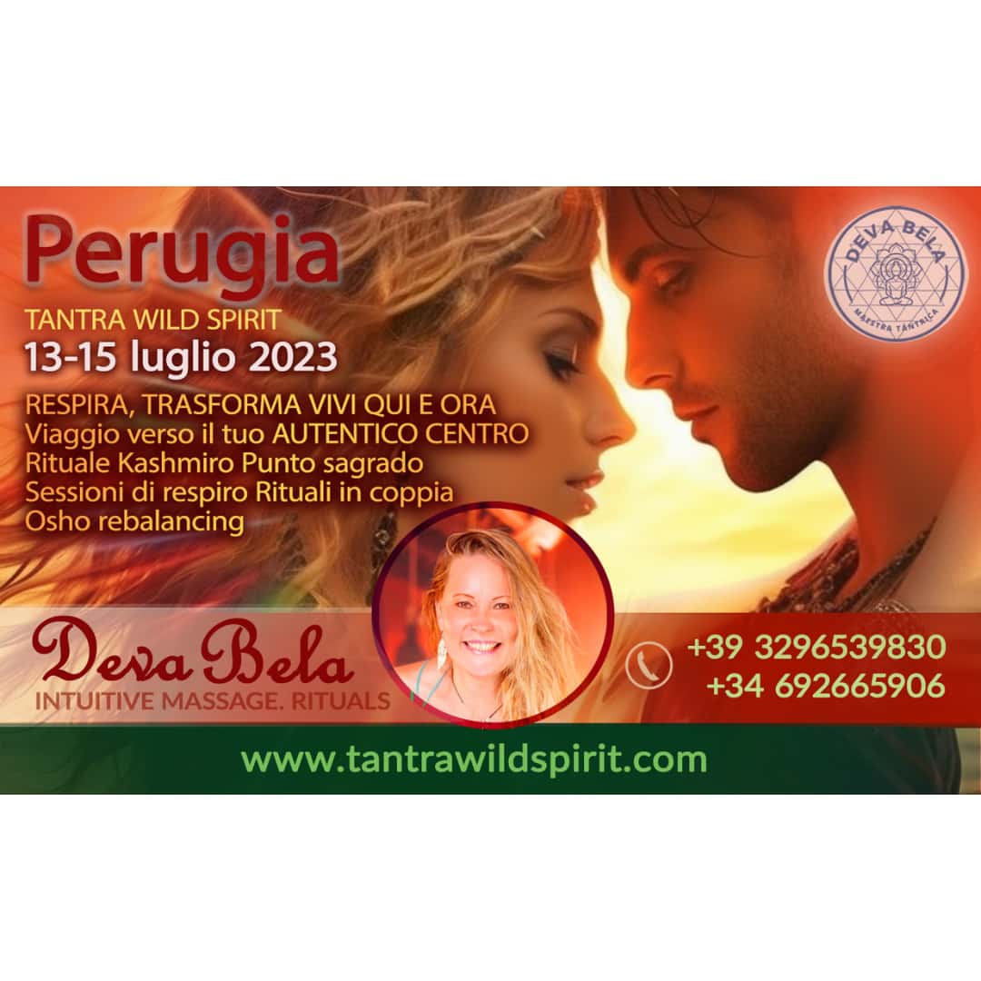 Perugia · Eventos · Deva Bela · Maestra Tántrica