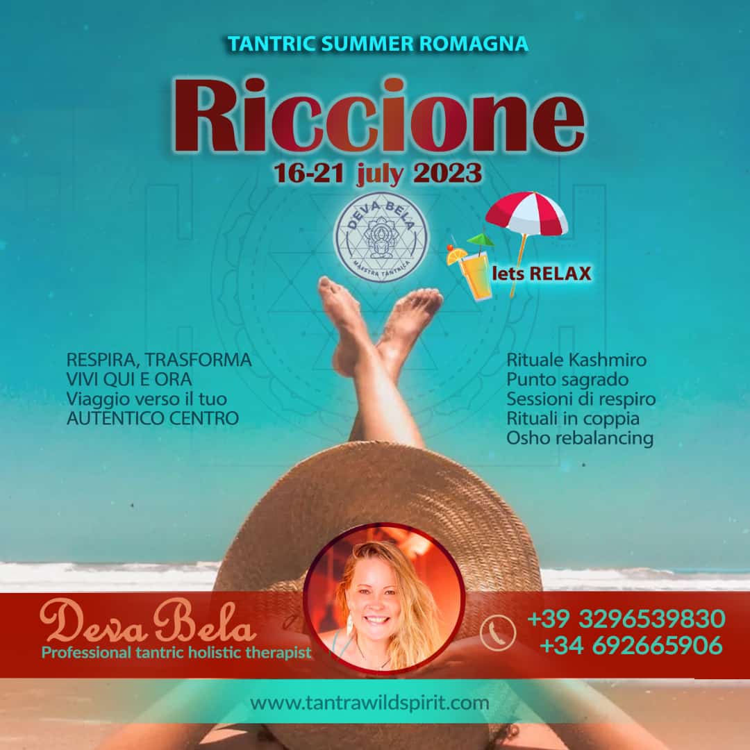 Riccione · Eventos · Deva Bela · Maestra Tántrica