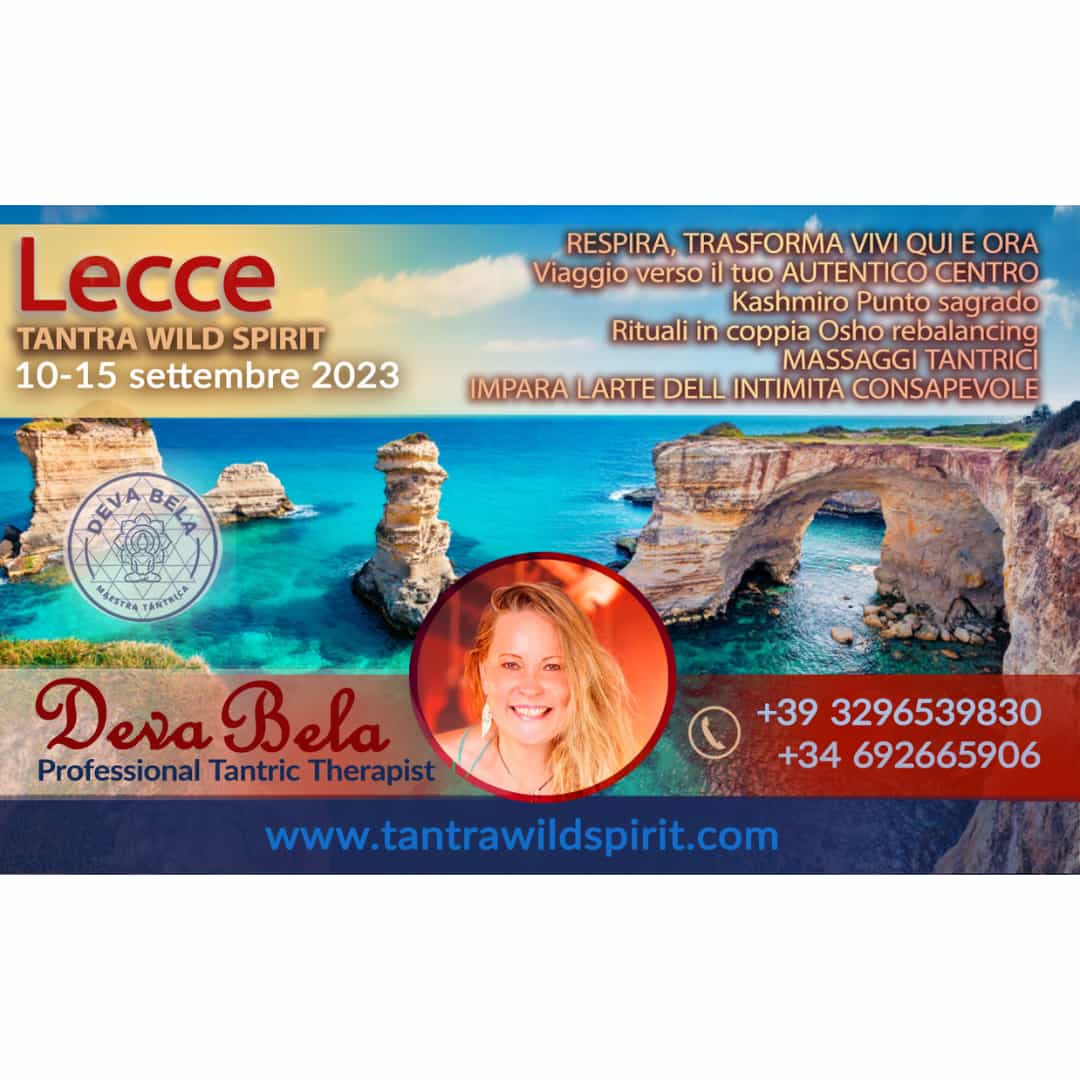 Lecce · Eventos · Deva Bela · Maestra Tántrica