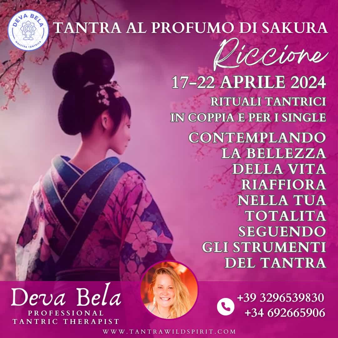 Riccione · Eventos · Deva Bela · Maestra Tántrica